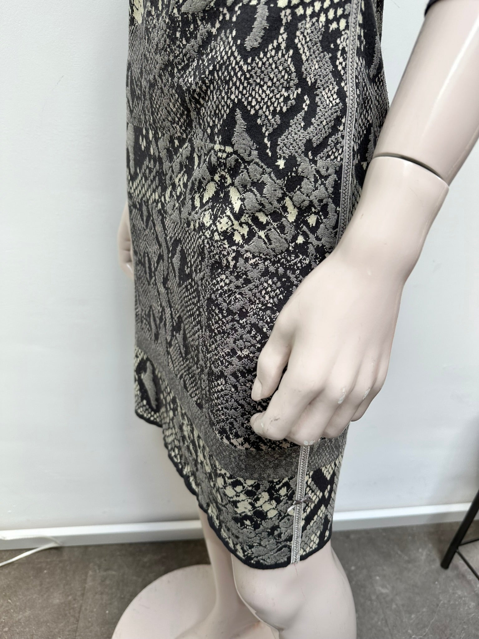 Marc Cain Jurk maat N3 zwart, beige