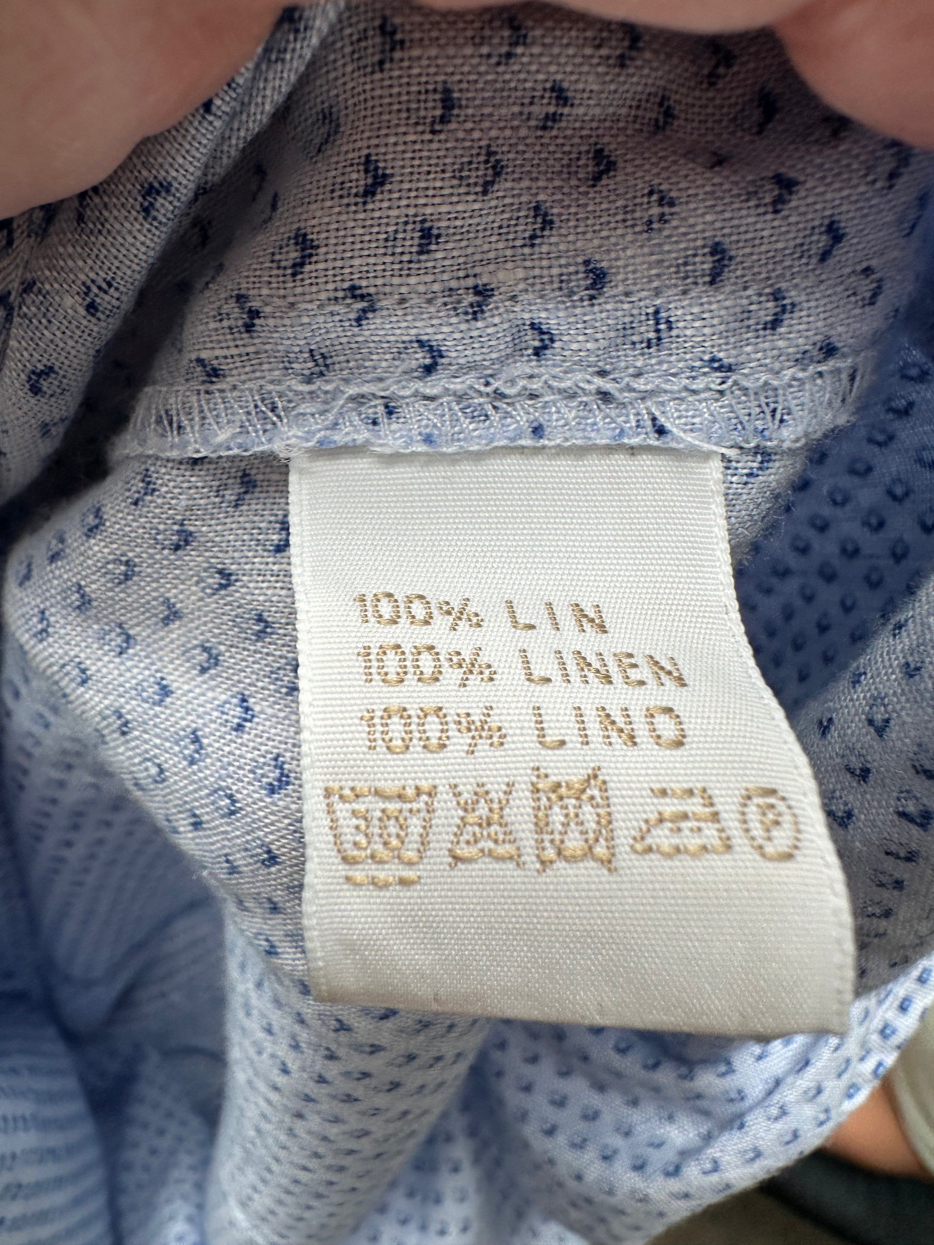 La Chemise Tropezienne linnen overhemd maat M