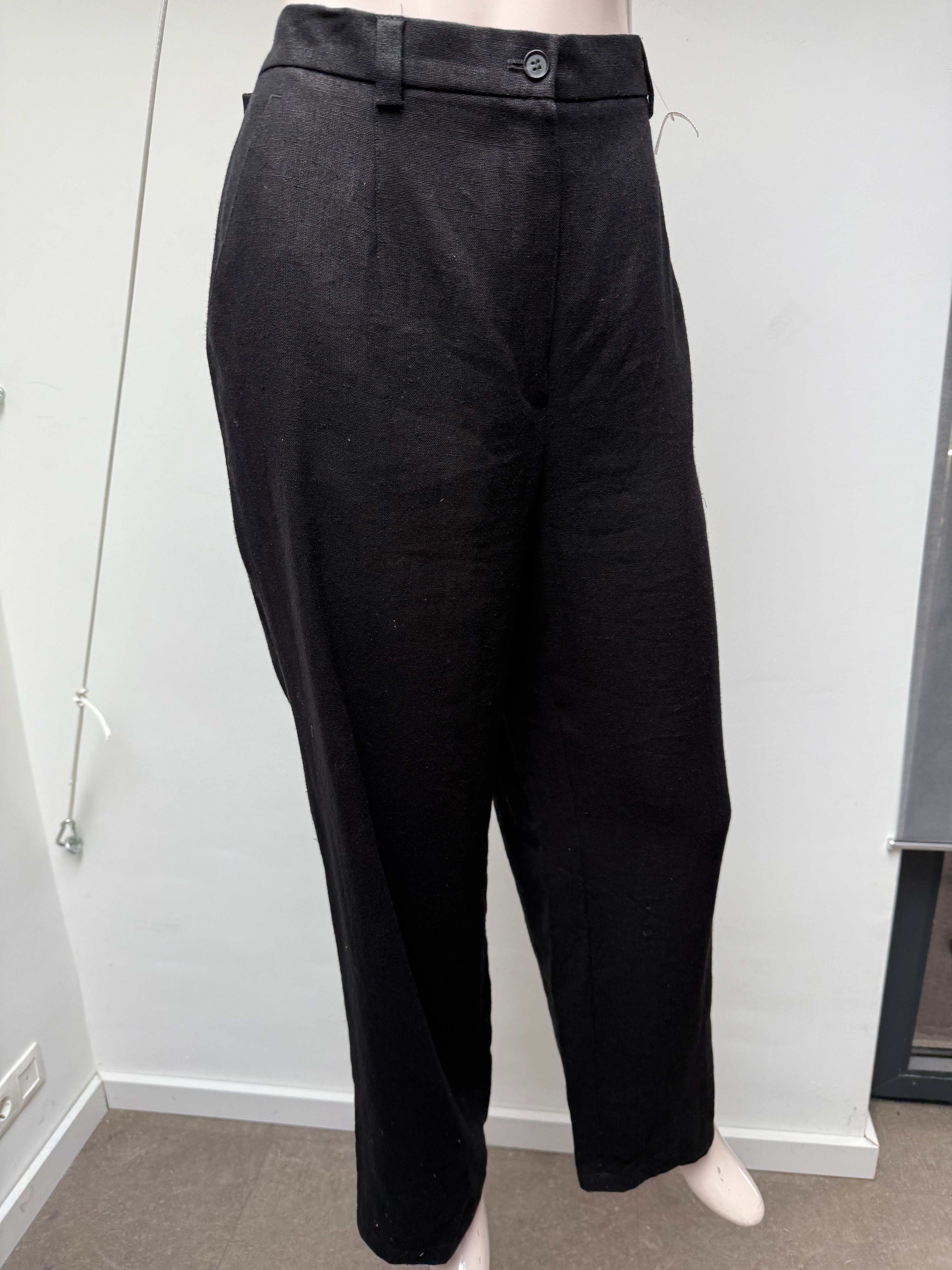 Hirsch linnen broek maat 40 zwart