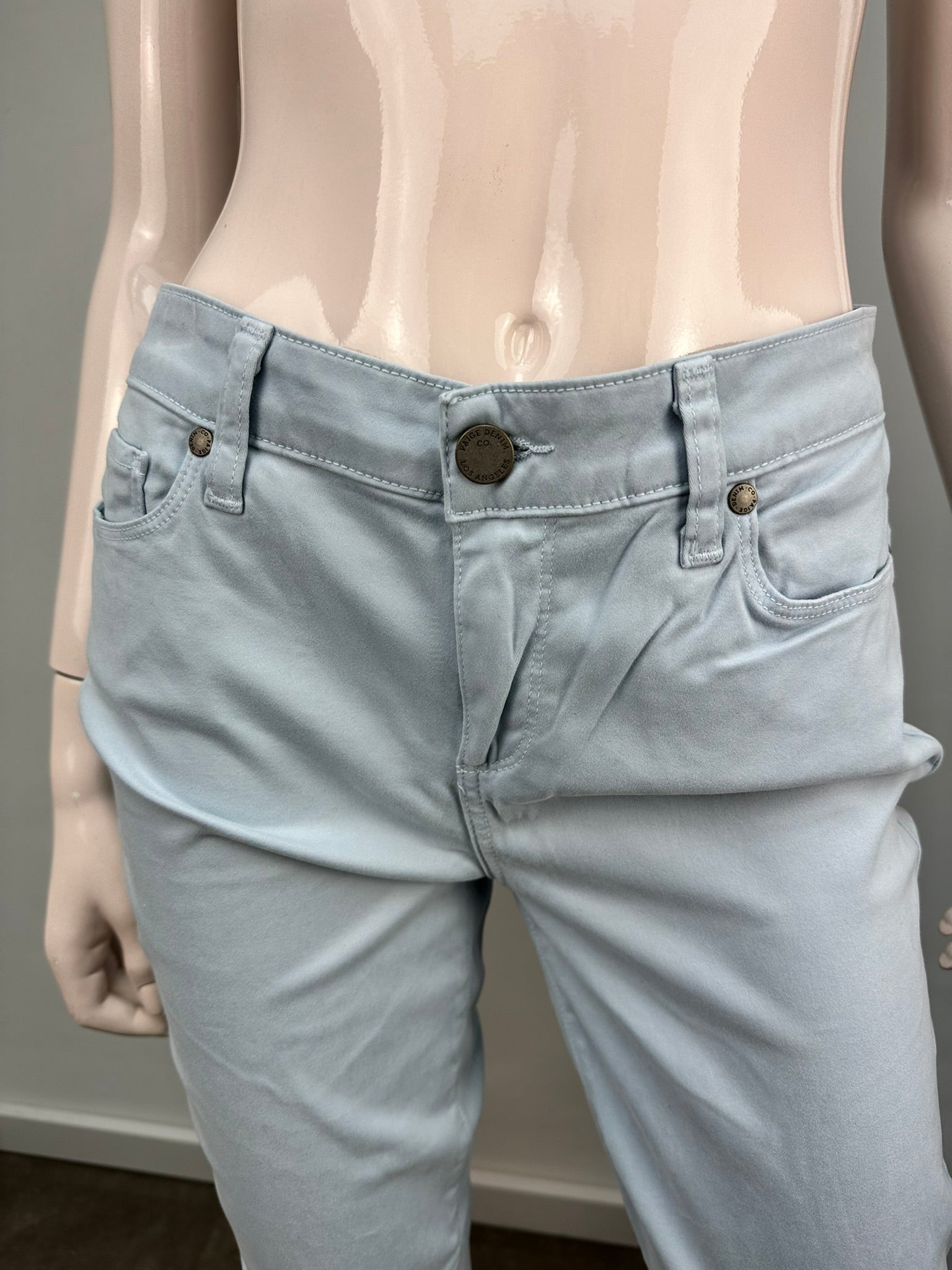 Paige blauwe straight fit broek maat 31