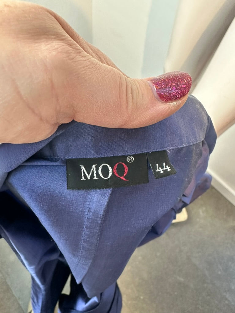 MOQ colbert van zijde in blauw maat 44