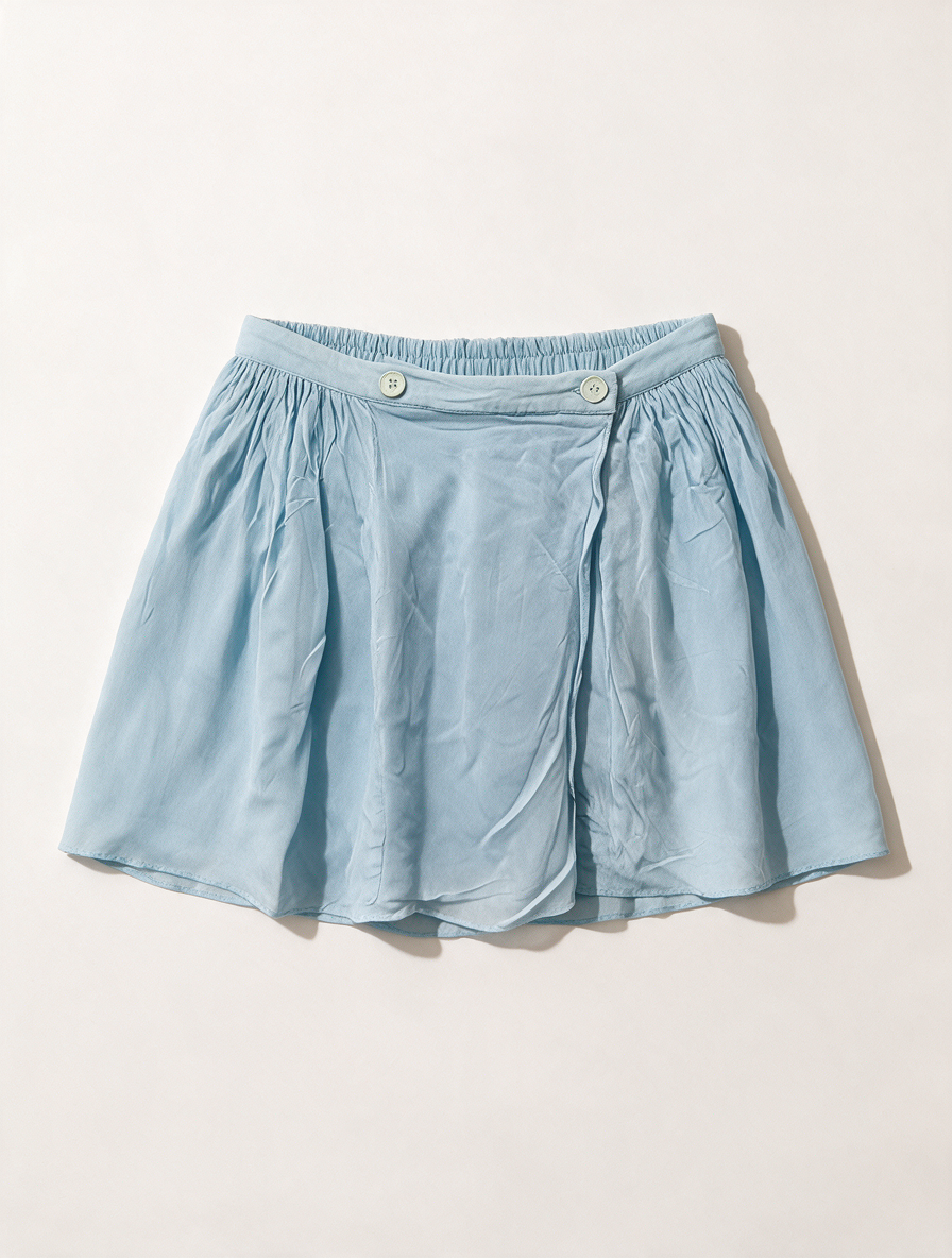 PHILOSOPHY di ALBERTA FERRETTI - Rok - blauw, overslagmodel, knoopsluiting