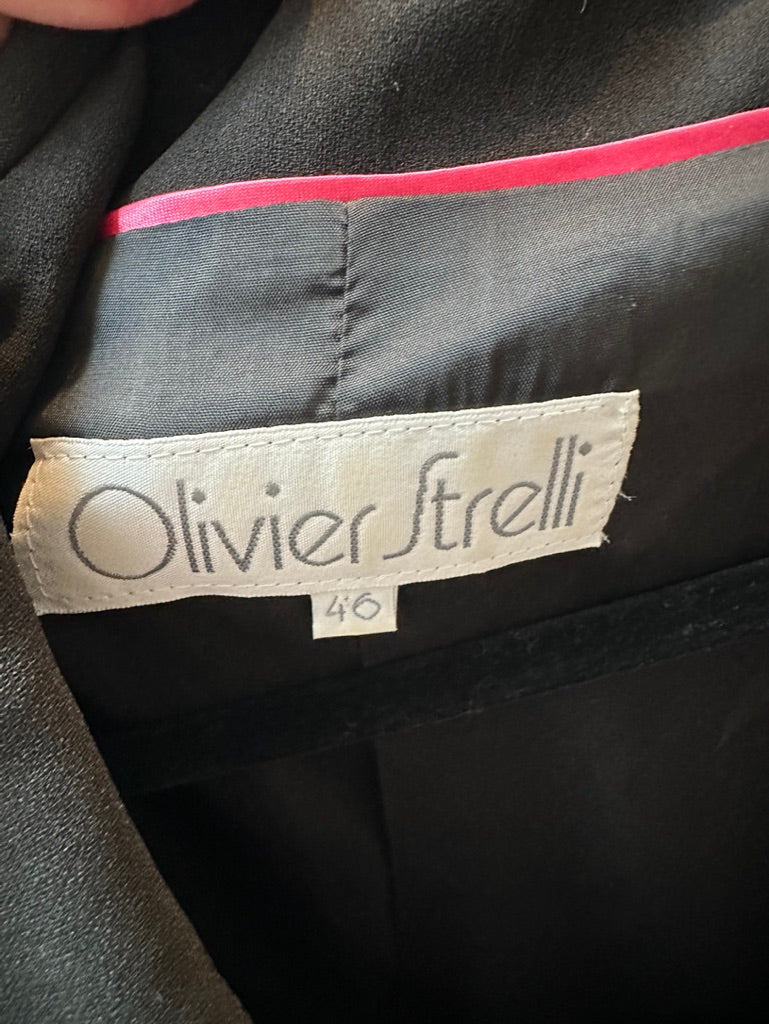 Olivier Strelli zwart colbert maat 46