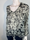 Maria Mero gebloemde blouse maat 36