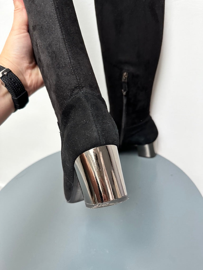 Whatfor zwarte knielaarzen maat 36