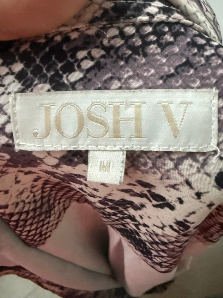 JOSH V - Blouse/tuniek - slangenprint, knoopsluiting - M