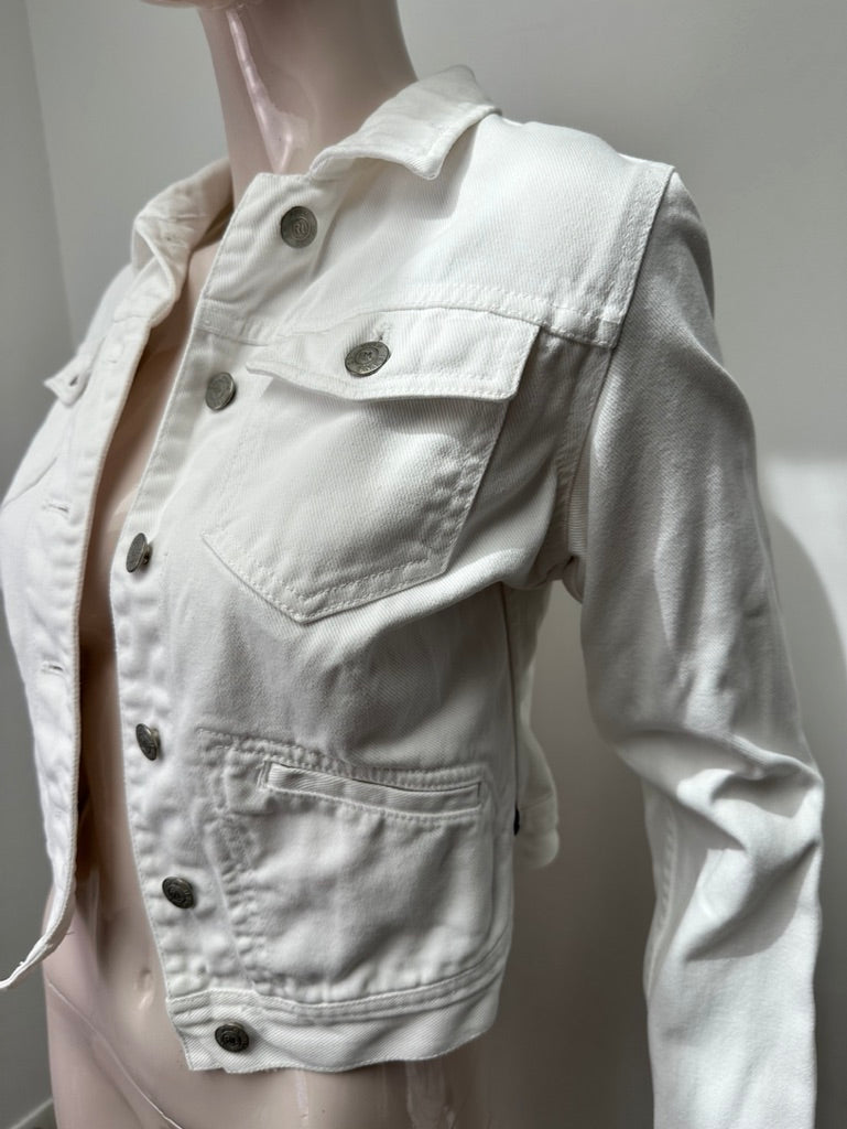 Ralph Lauren Polo wit jeans jasje maat S