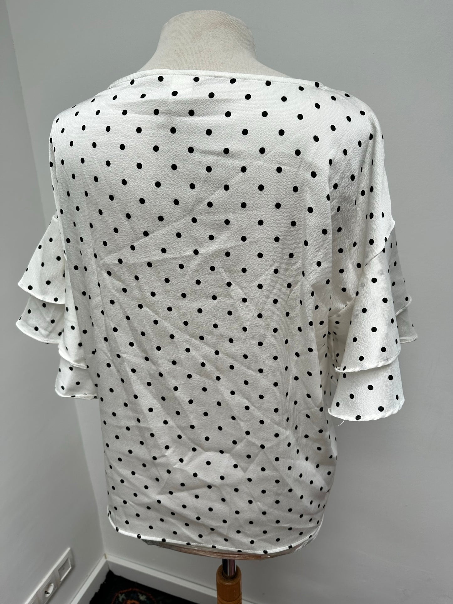 H&M polkadot blouse maat 36