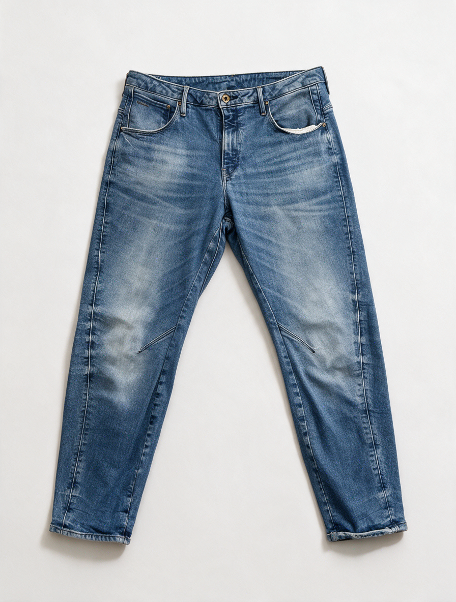 G-Star RAW - Broek - blauwe jeans, lichte wassing, relaxed fit