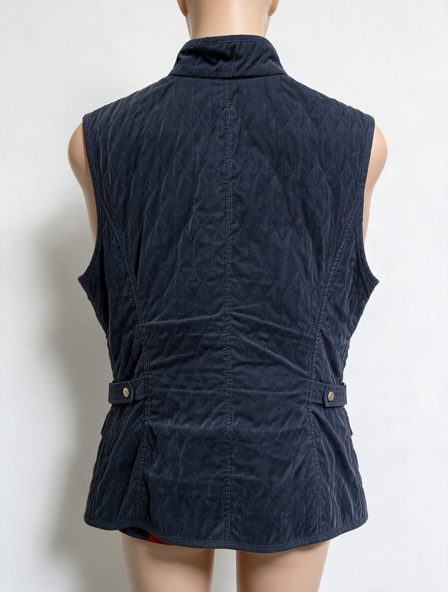 concept uk - Bodywarmer - blauw, gewatteerd, ritssluiting - XL