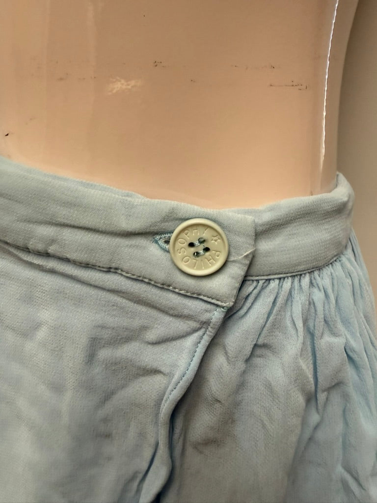 PHILOSOPHY di ALBERTA FERRETTI - Rok - blauw, overslagmodel, knoopsluiting