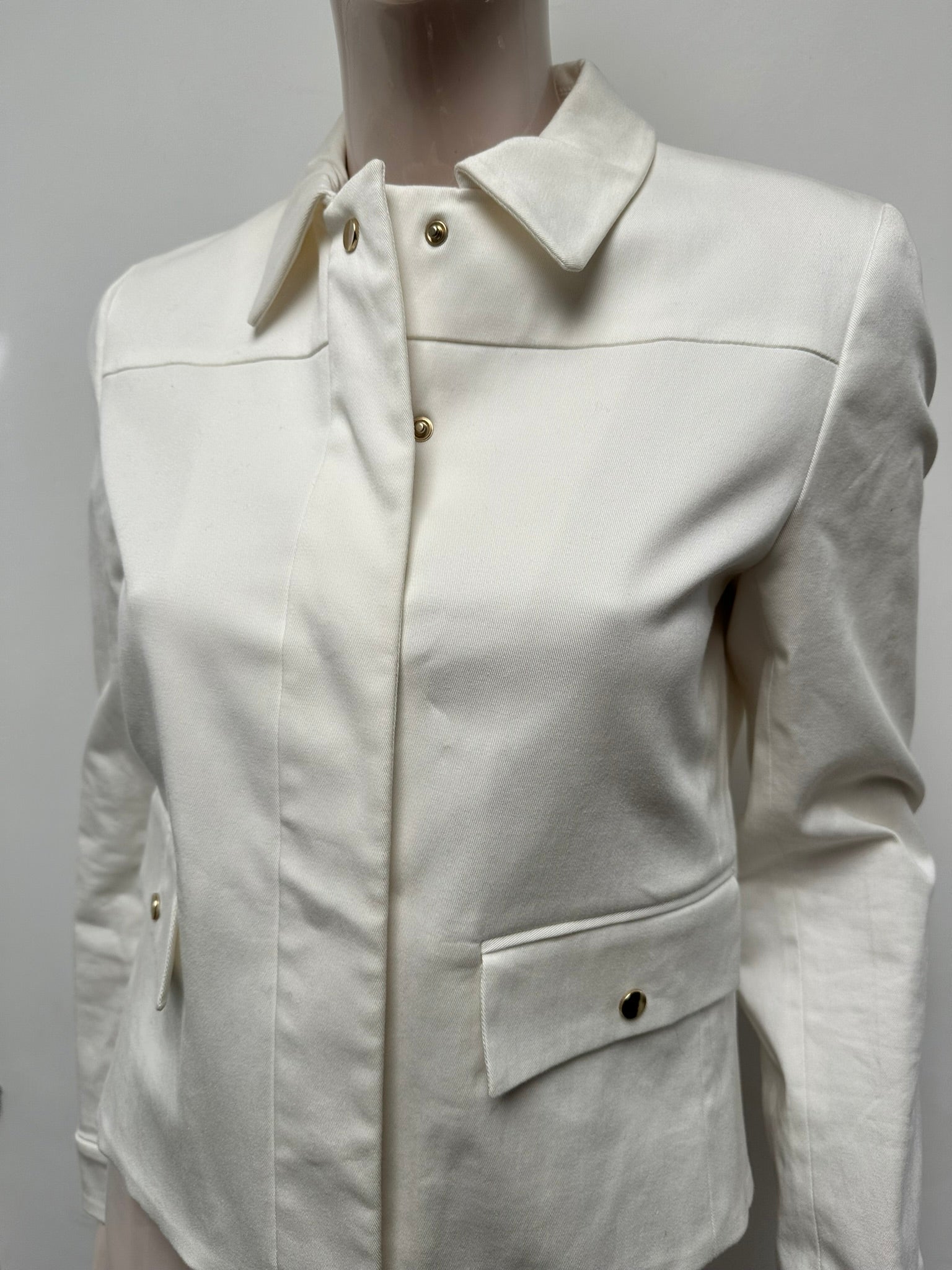 Zara recht jasje wit maat S