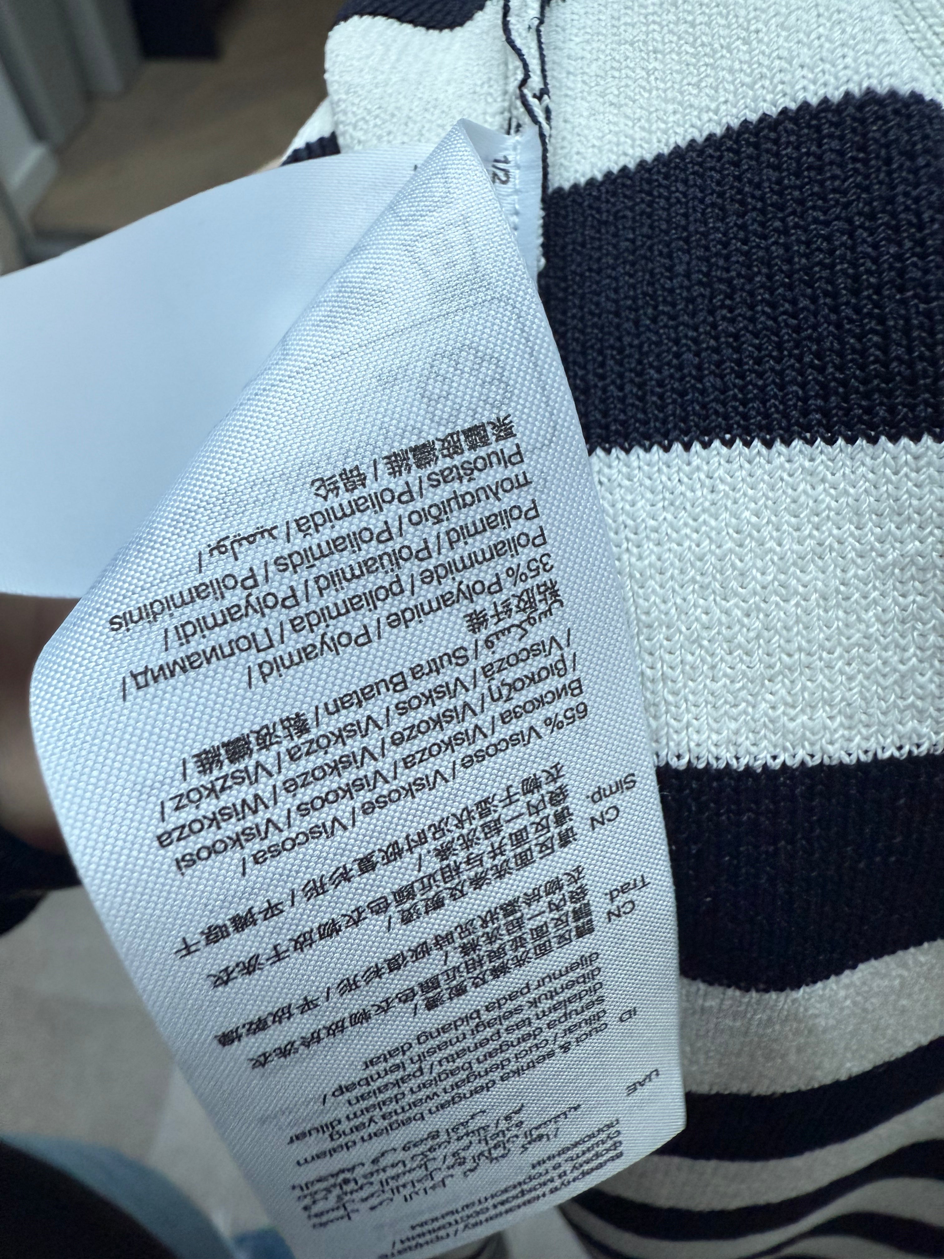 Expresso Vest maat S donkerblauw, wit