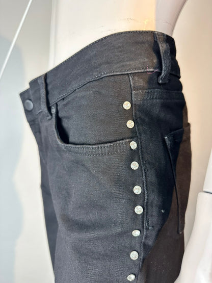 Nikkie zwarte jeans met strass maat 30