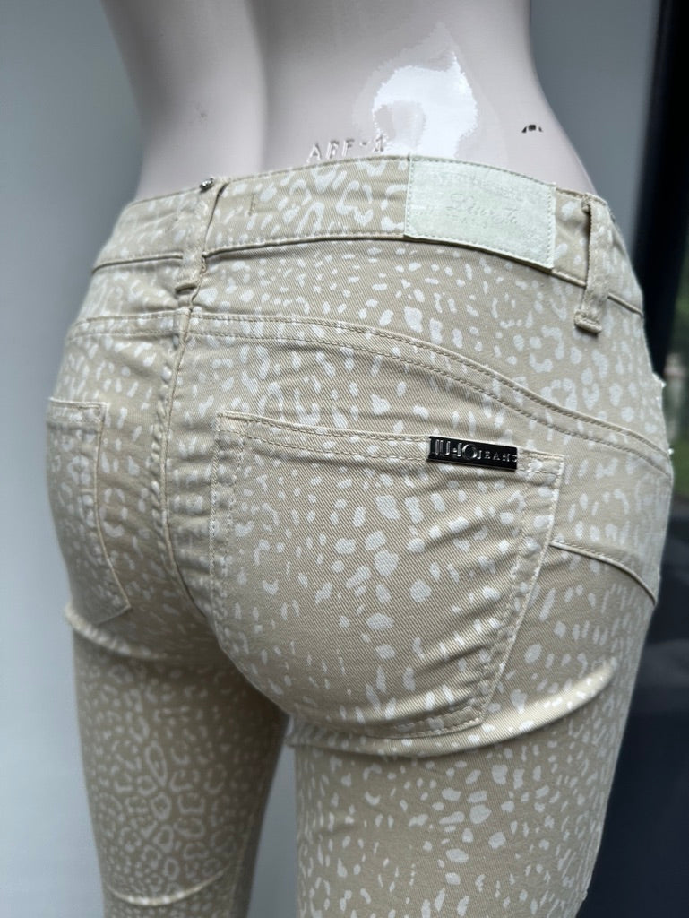 Liu Jo bedrukte beige jeans maat XS