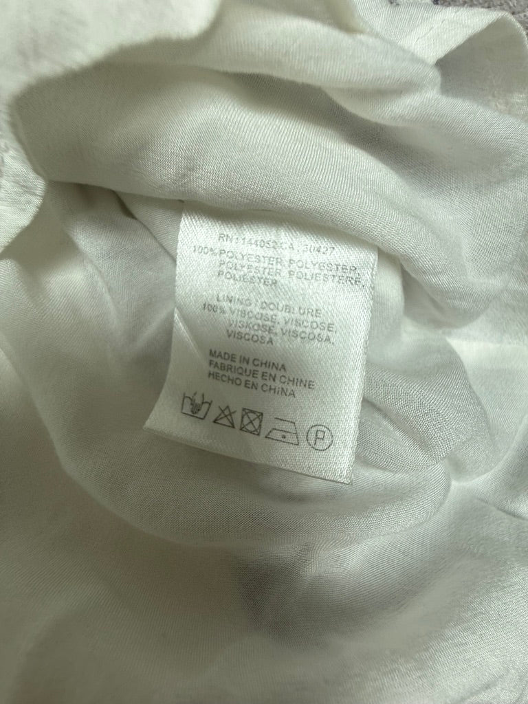 Essentiel Antwerp Jurk Maat 36 – Zwart-Witte Abstracte Print Jurk met 3/4 Mouwen