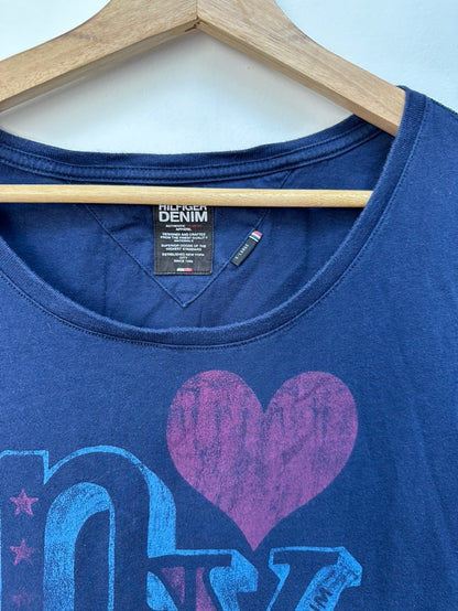 Tommy Hilfiger blauw t-shirt maat XL