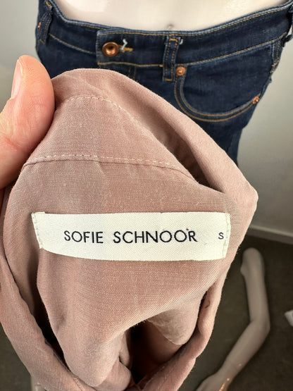 Sofie Schnoor roze blouse maat S