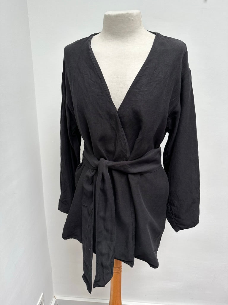 H&M kimono blouse overslag maat 34