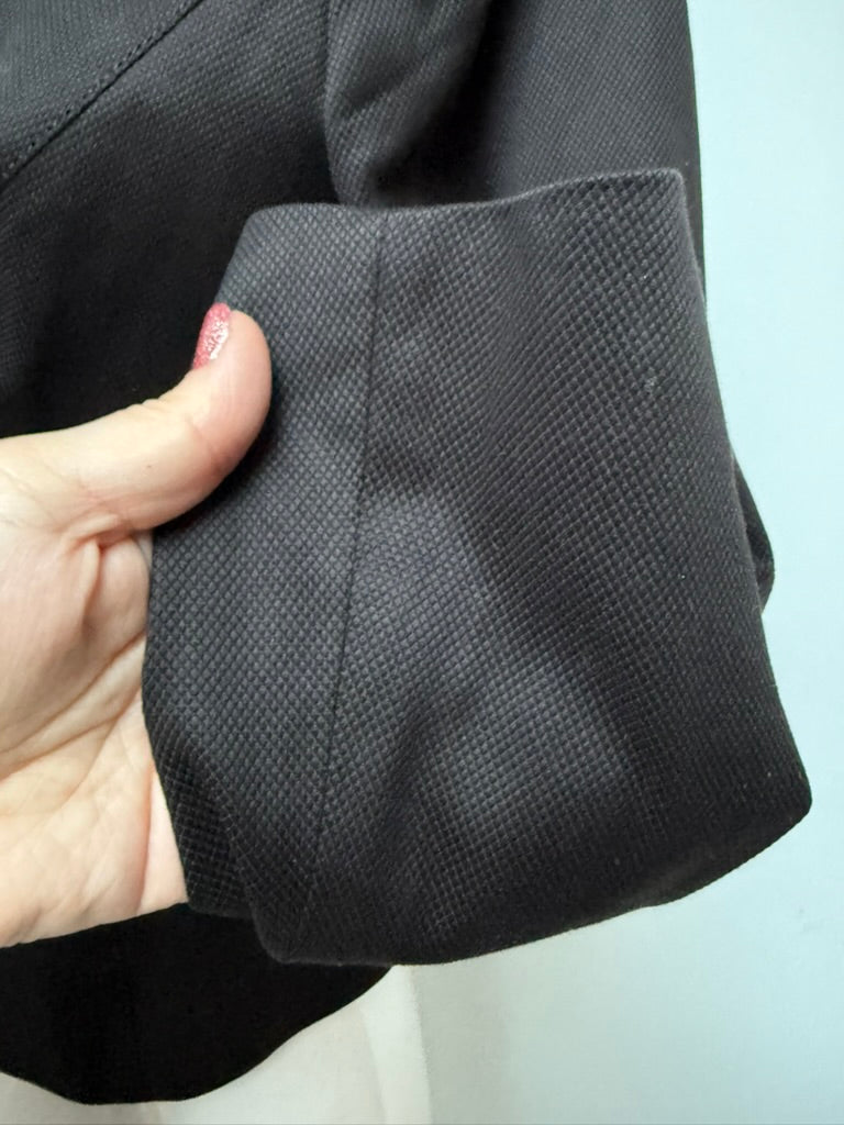 ESCADA - Blazer - zwart, strikdetail, ronde hals - 38