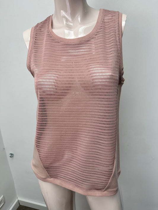 Supertrash roze top met sportieve details maat M