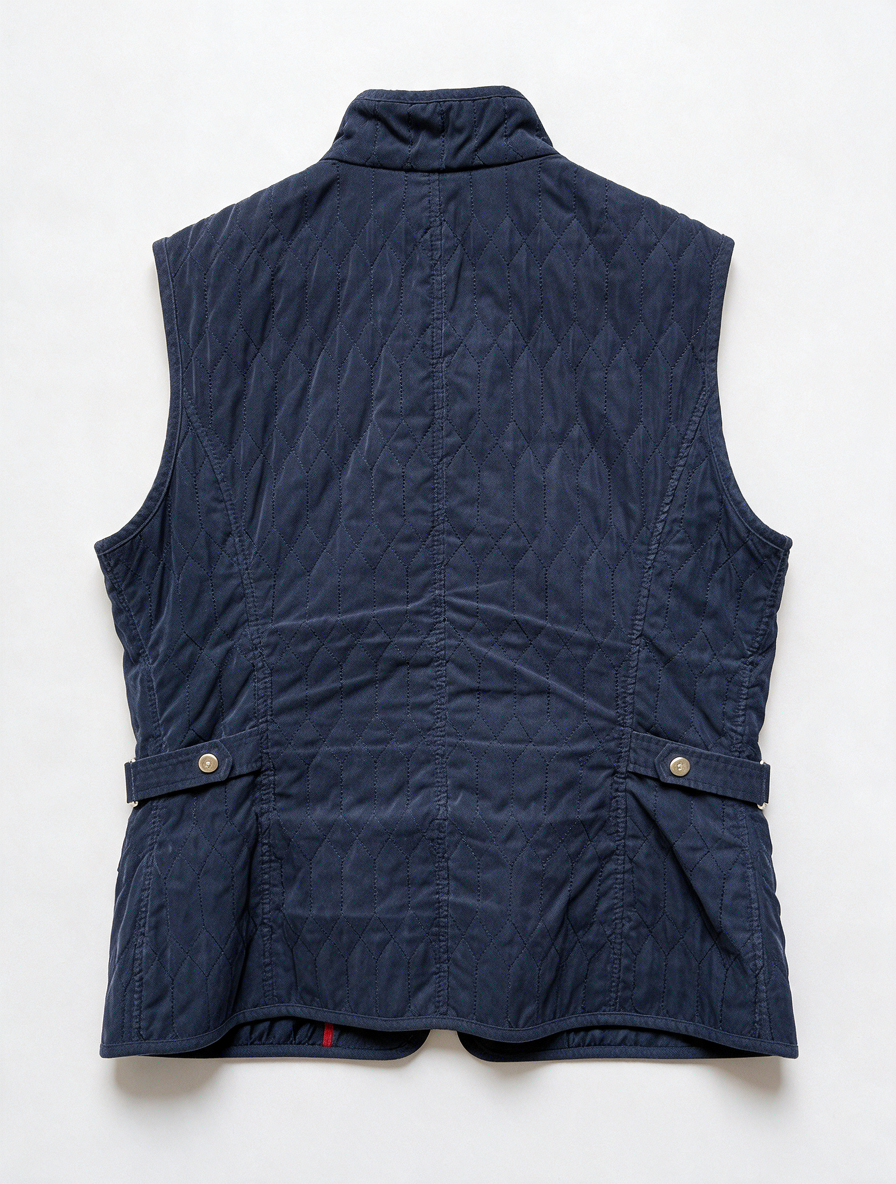concept uk - Bodywarmer - blauw, gewatteerd, ritssluiting - XL