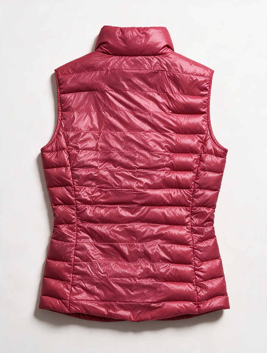 Tommy Hilfiger - Bodywarmer - roze, glanzende stof, gewatteerd - XS