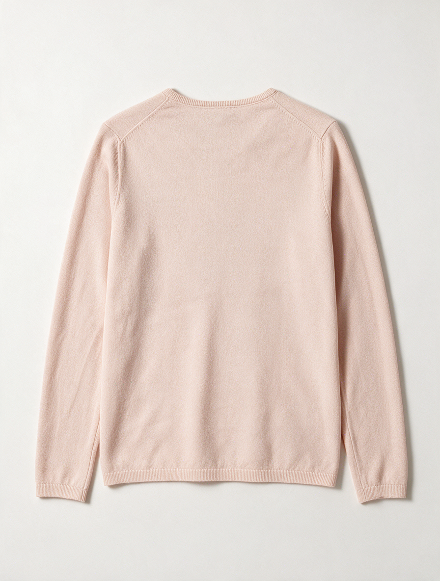 Tommy Hilfiger - Trui - roze, V-hals, fijngebreid - XS