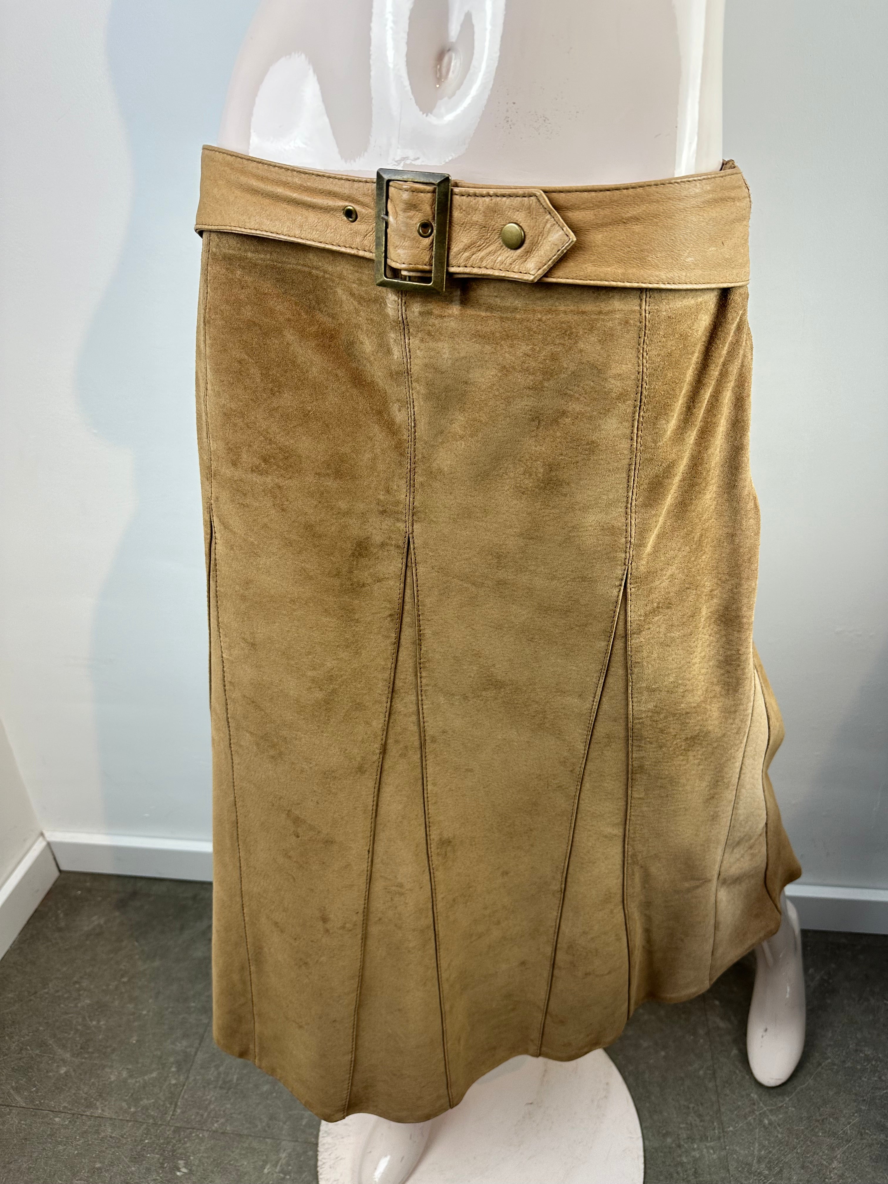 Suede rok outlet