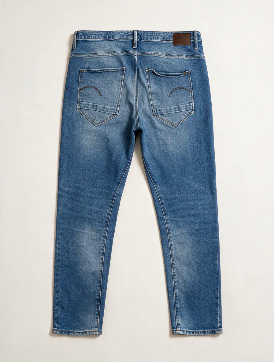 G-Star RAW - Broek - blauwe jeans, lichte wassing, relaxed fit