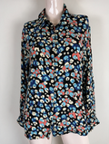 Fabienne Chapot - Blouse - abstracte bloemenprint, lange mouw, knoopsluiting voor - XL