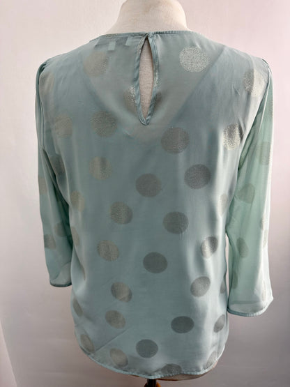 Selected Femme mintgroene blouse maat 36