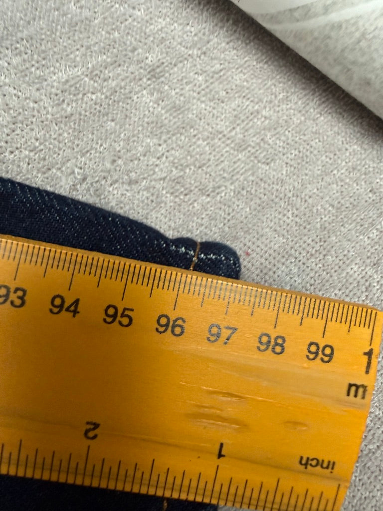 COJ Cup of Joe Denim Elodie Wide Straight Jeans W30 L30 – Donkerblauwe Raw Denim Jeans van 100% Katoen
