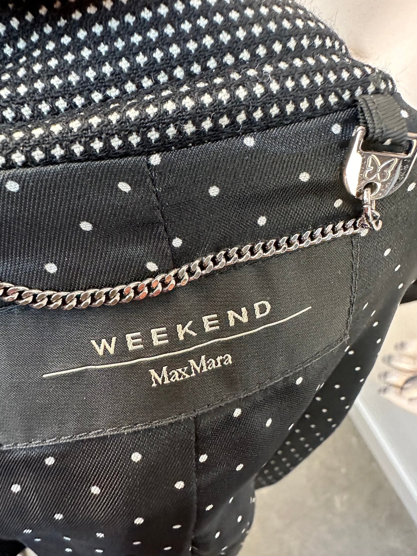 MaxMara Weekend zwart/wit colbert maat XL