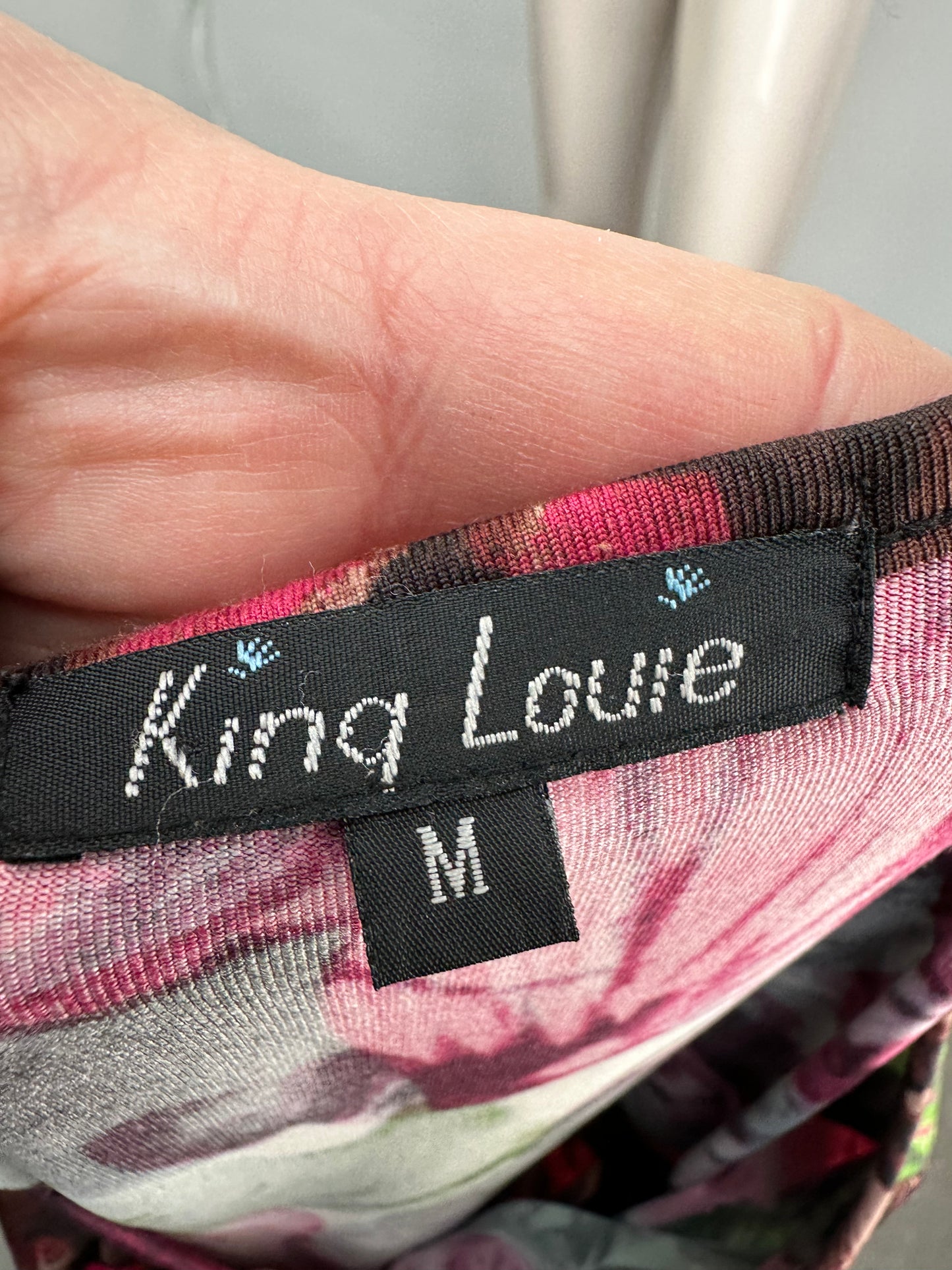 King Louie gebloemde jurk maat M