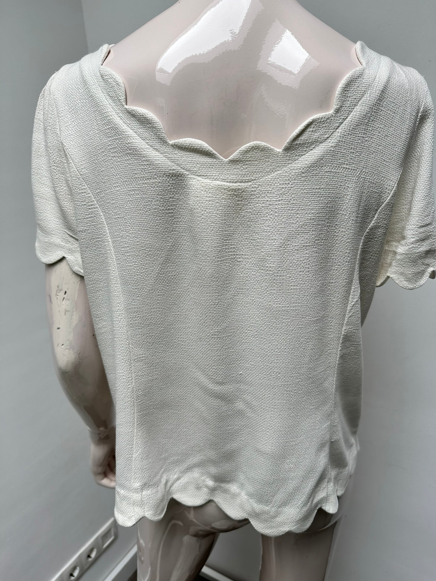 Maeve by Anthropologie crème blouse maat 44