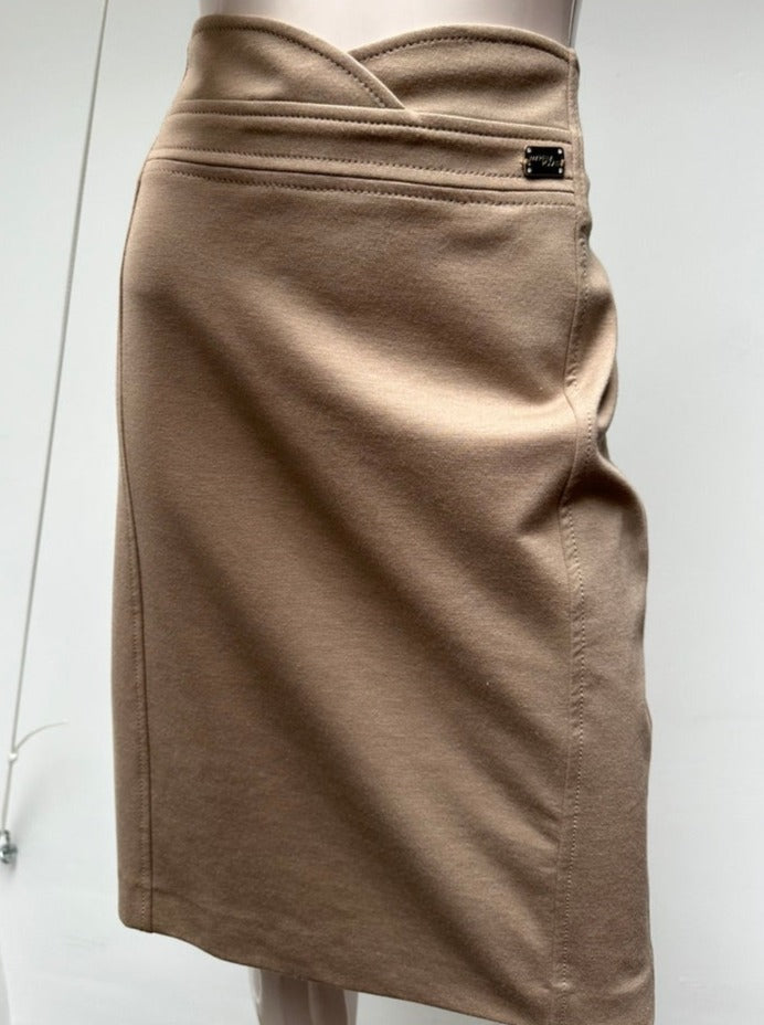 Mariella Rosati beige rok nieuw maat 40  (it 46)