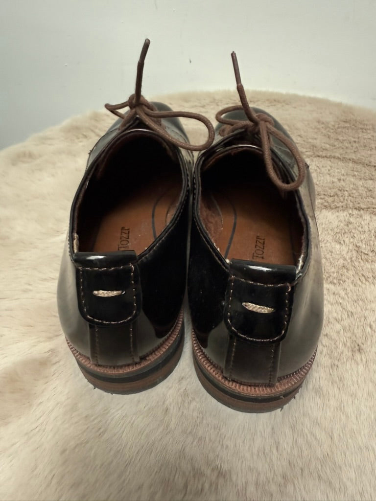 Marco Tozzi brogues donkerbruin lak maat 38