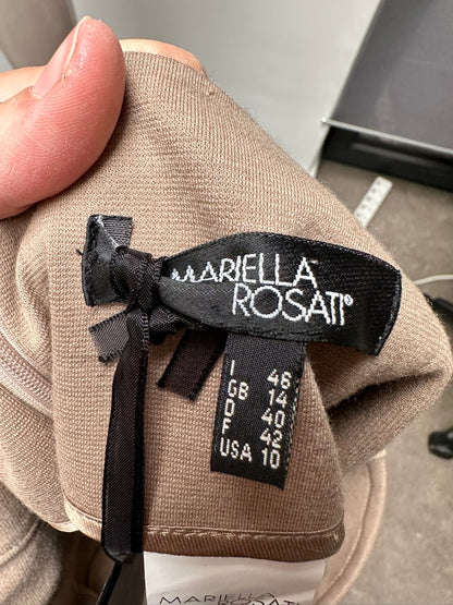 Mariella Rosati beige rok nieuw maat 40  (it 46)