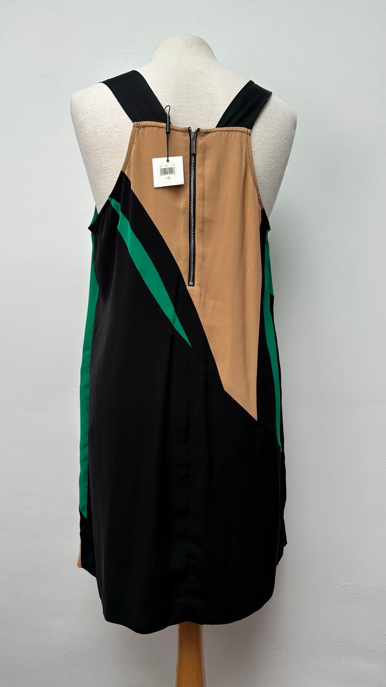 Calvin Klein jurk zwart/groen maat L
