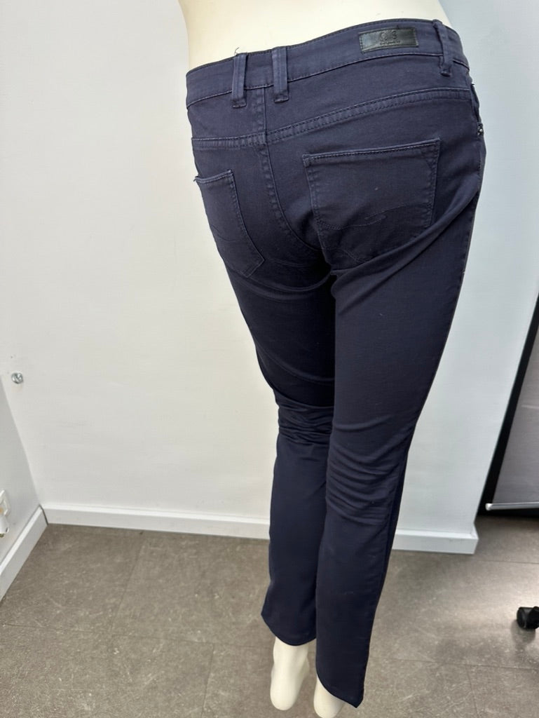 Q.S. Broek maat 36-34 donkerblauw