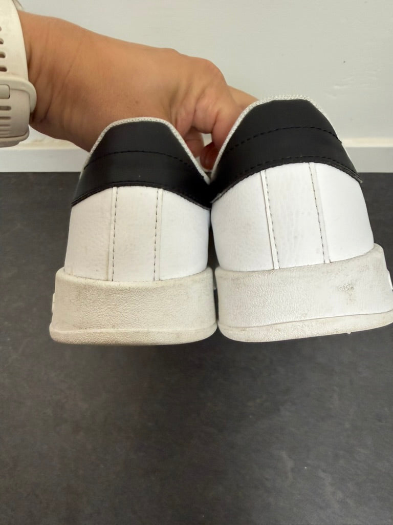 adidas - Sneakers - wit, iconische drie strepen, synthetisch leer - 41 2/3