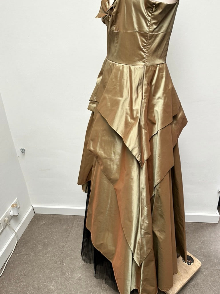 Bandolera Jurk maat 40 goud