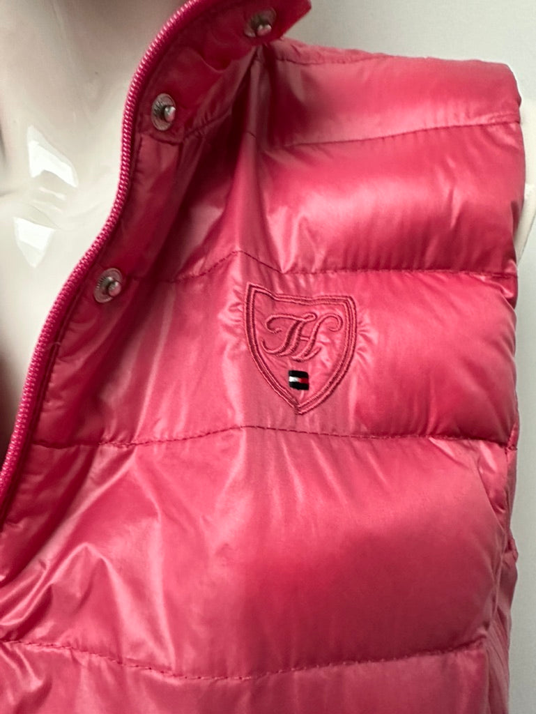 Tommy Hilfiger - Bodywarmer - roze, glanzende stof, gewatteerd - XS