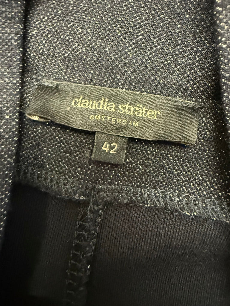 Claudia Sträter - Blazer - donkerblauw, tweeknoopsluiting, getailleerd model - XL