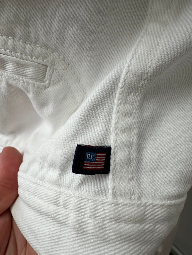 Ralph Lauren Polo wit jeans jasje maat S