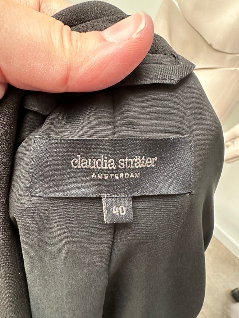 Claudia Sträter Colbert maat 40 zwart