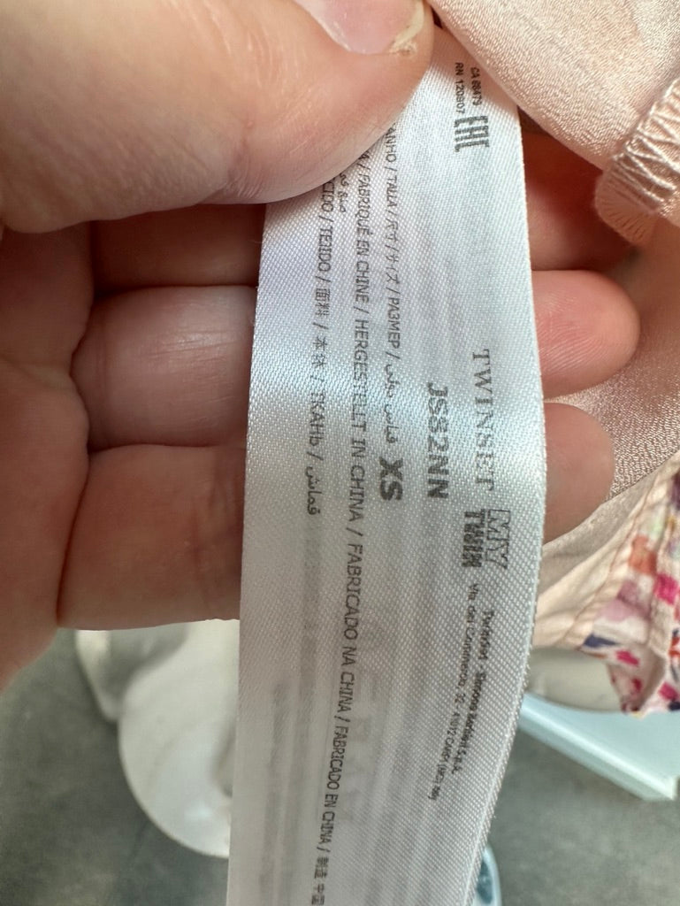 Twinset gebloemde top maat xs