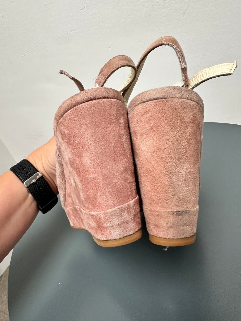 Essentiel Antwerp roze sleehak sandalen maat 38