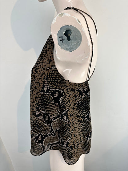 Zara top snakeprint maat S